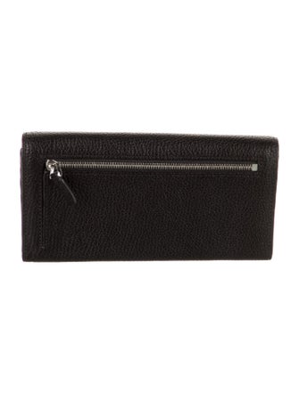 Tumi Leather Printed Continental Wallet