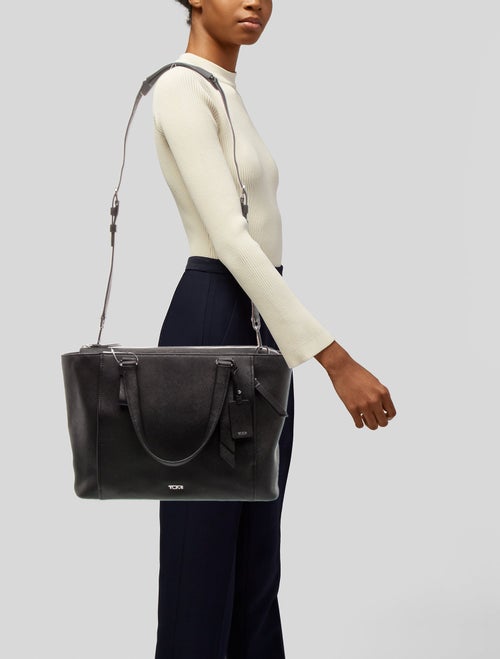 Tumi Saffiano Leather Shoulder Bag