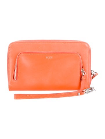 Tumi Wallets Leather Wristlet