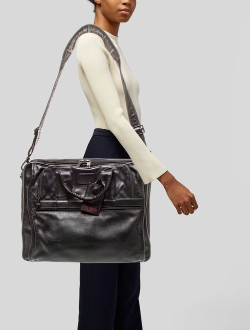 Tumi Leather Crossbody Bag