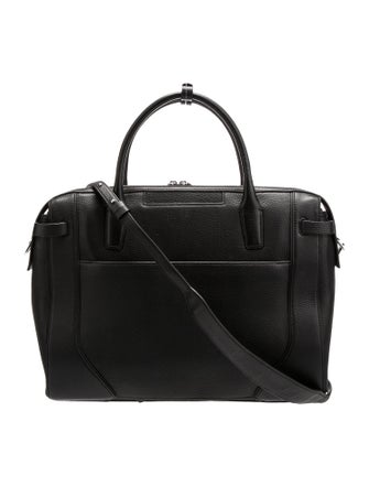 Tumi Leather Messenger Bag