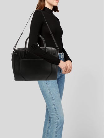 Tumi Leather Messenger Bag