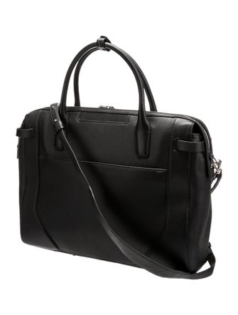 Tumi Leather Messenger Bag