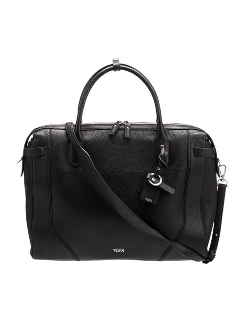 Tumi Leather Messenger Bag