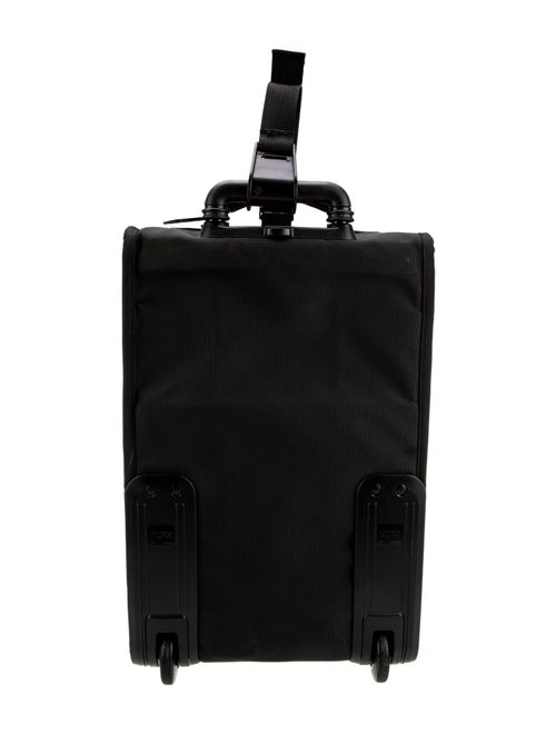 Tumi Leather Trim Canvas Suitcase