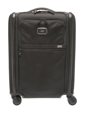 Tumi Black Travel Canvas Suitcase