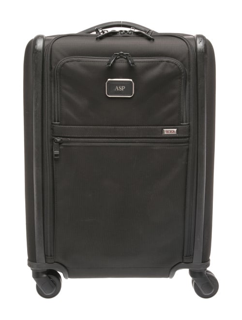 Tumi Black Travel Canvas Suitcase