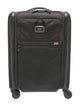 Tumi Black Travel Canvas Suitcase