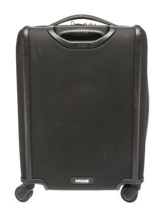Tumi Black Travel Canvas Suitcase
