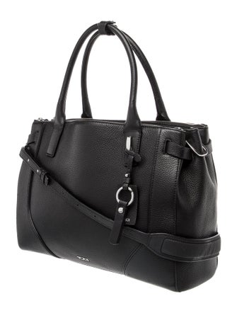 Tumi Leather Top Handle Bag