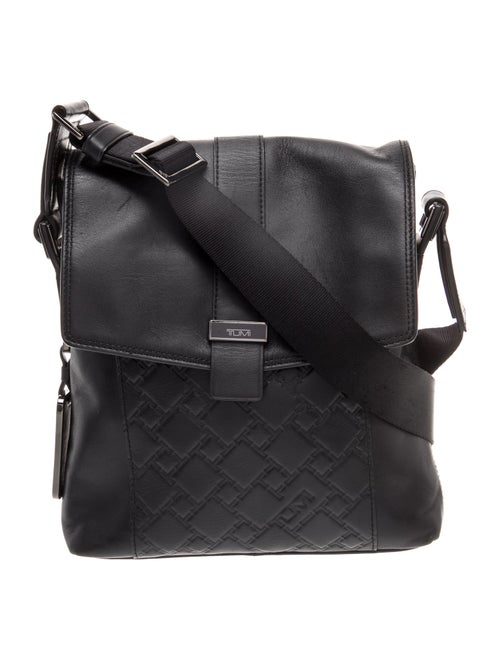 Tumi Leather Messenger Bag
