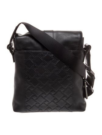 Tumi Leather Messenger Bag