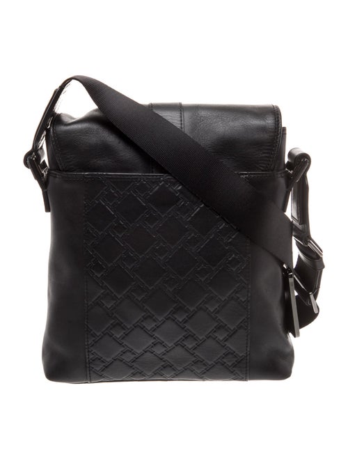 Tumi Leather Messenger Bag