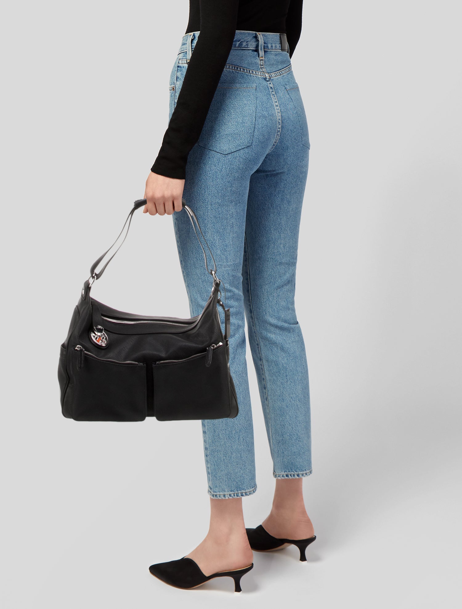 Tumi Leather Shoulder Bag