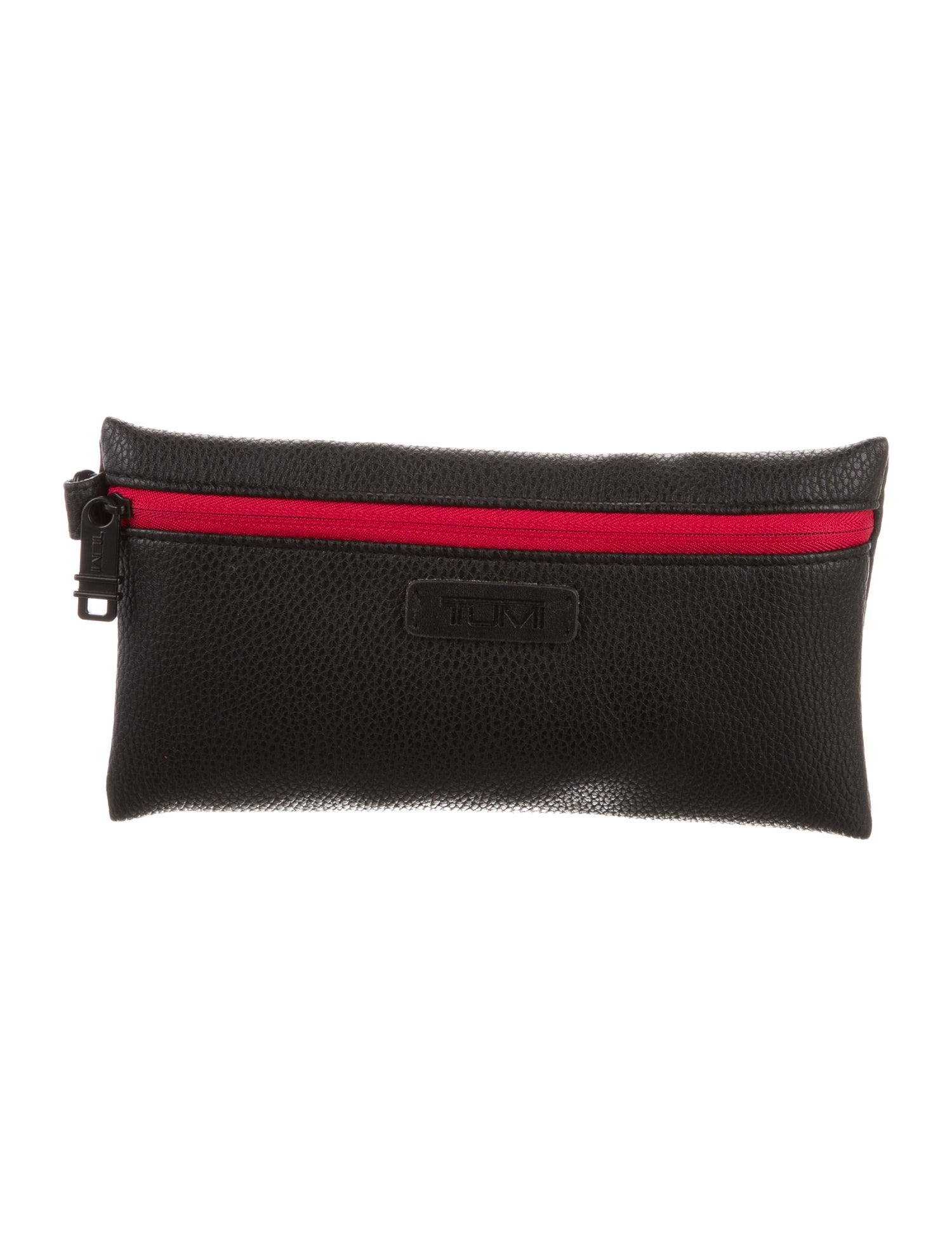 Tumi Black Leather Pouch