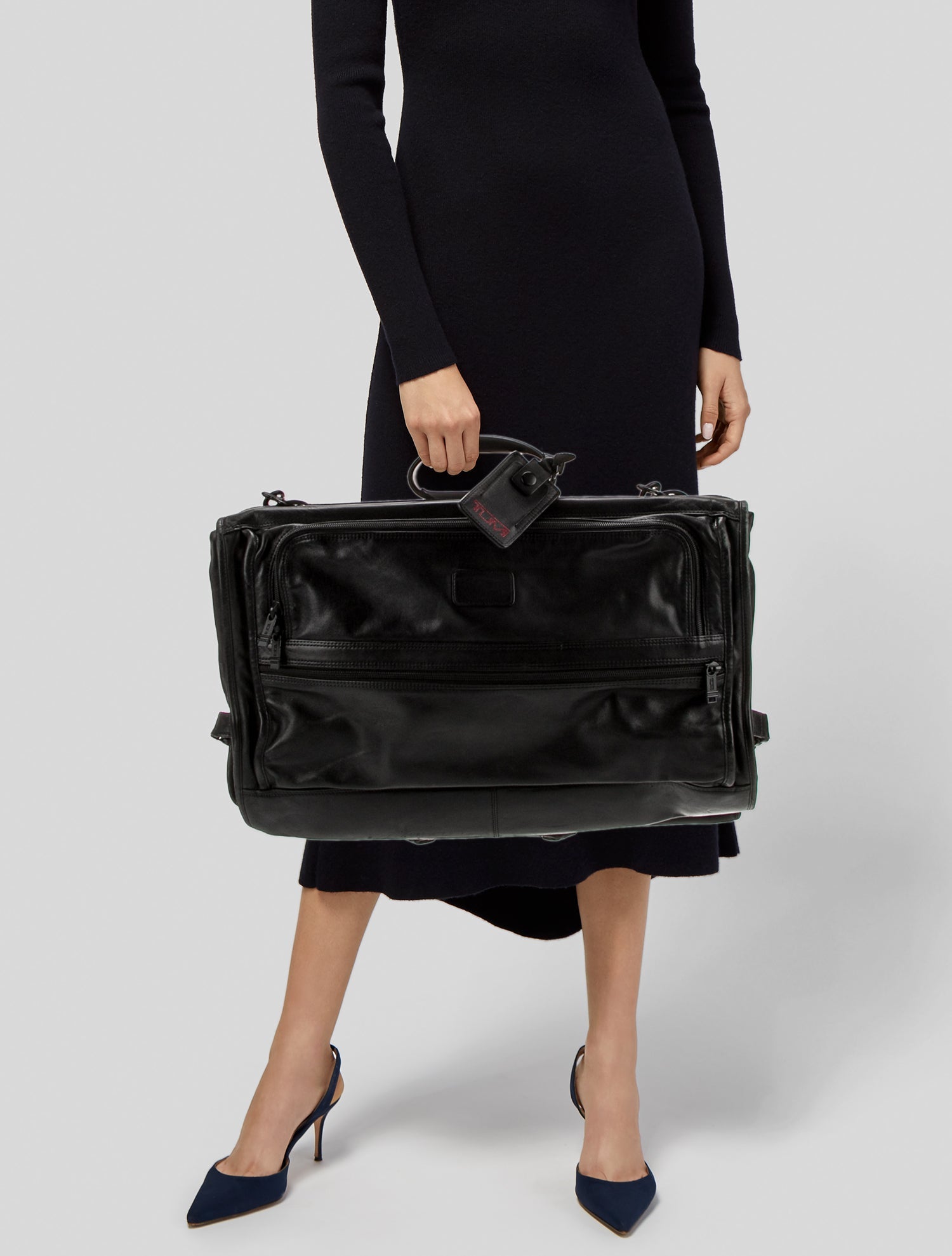 Tumi Leather Suitcase