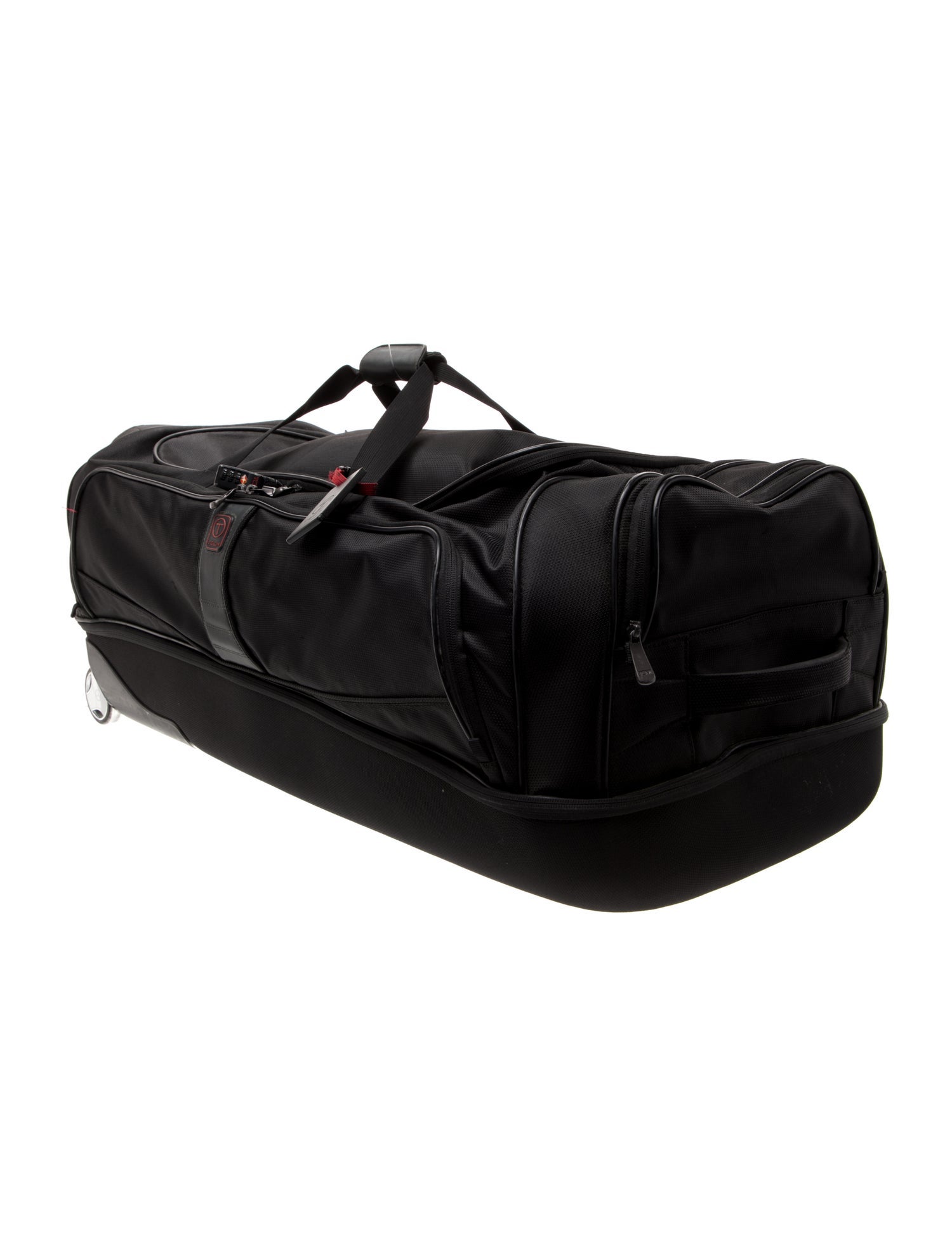 Tumi Men's black rolling suitcase