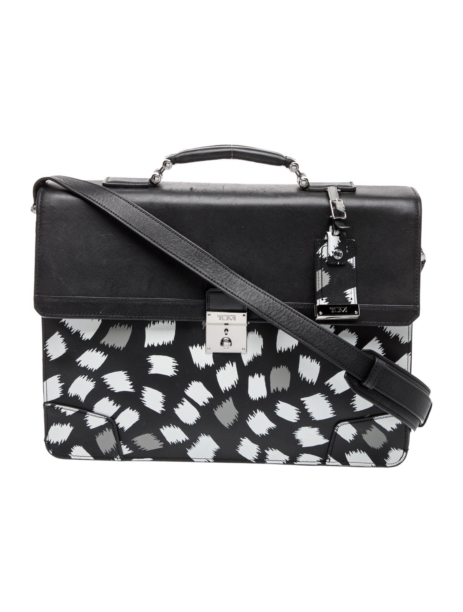 Tumi Saffiano Leather Shoulder Bag