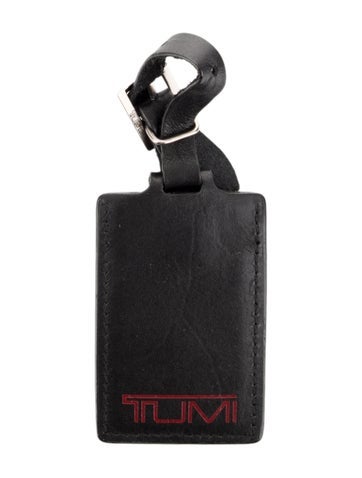 Pre-owned Tumi Logo Luggage Tag In Black