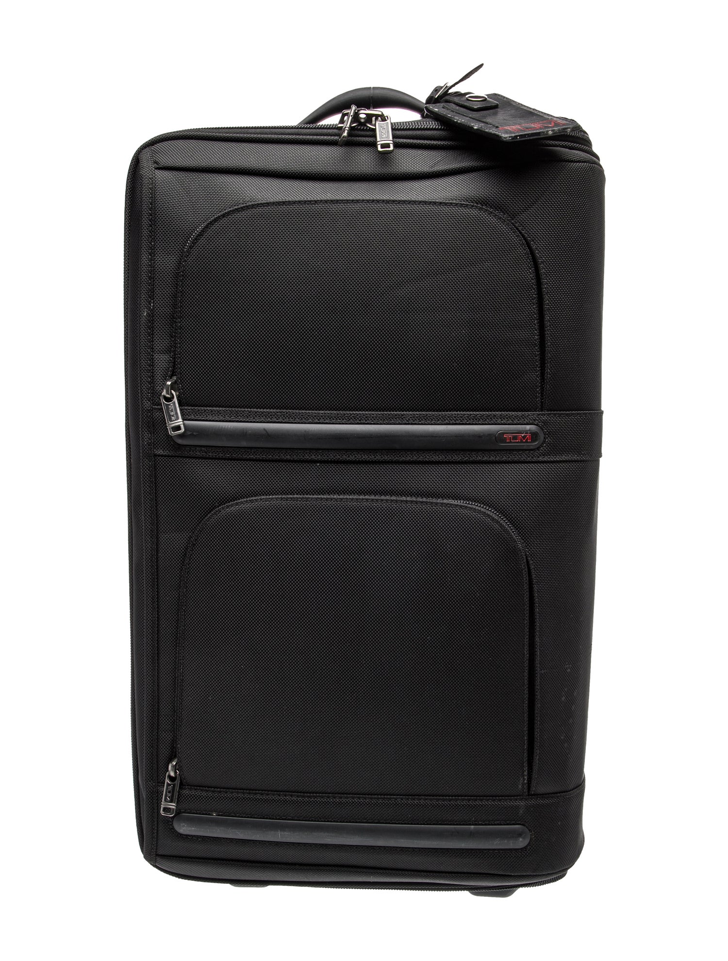 Tumi Black Travel Canvas Suitcase