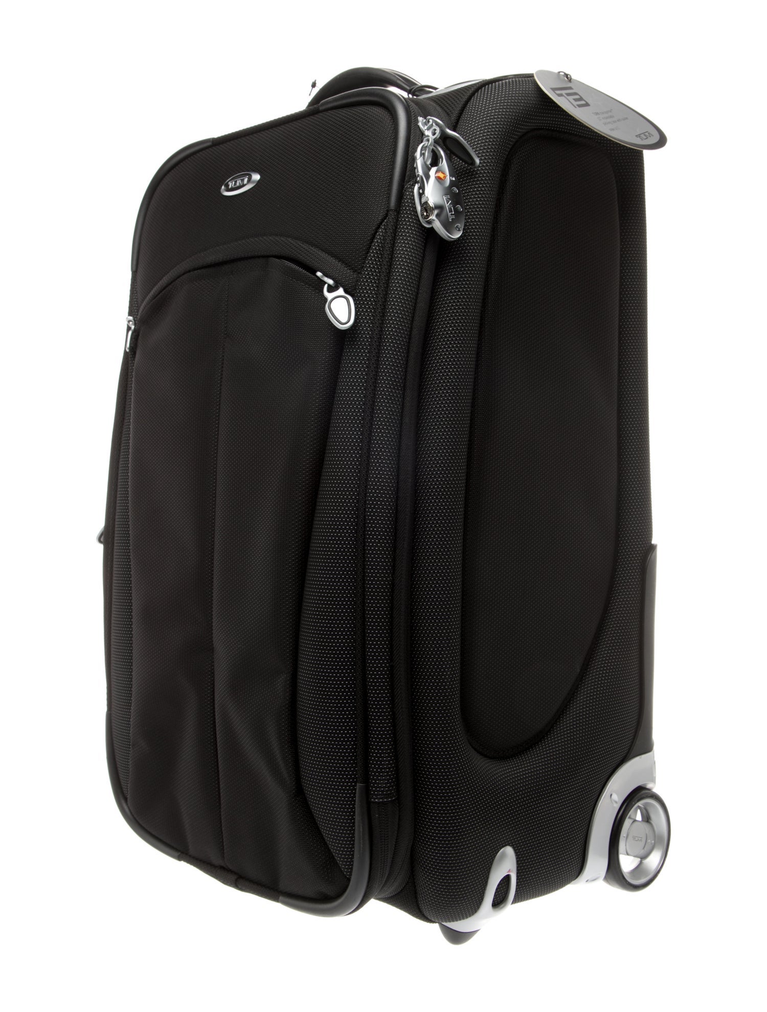 Tumi black rolling suitcase w/Tags