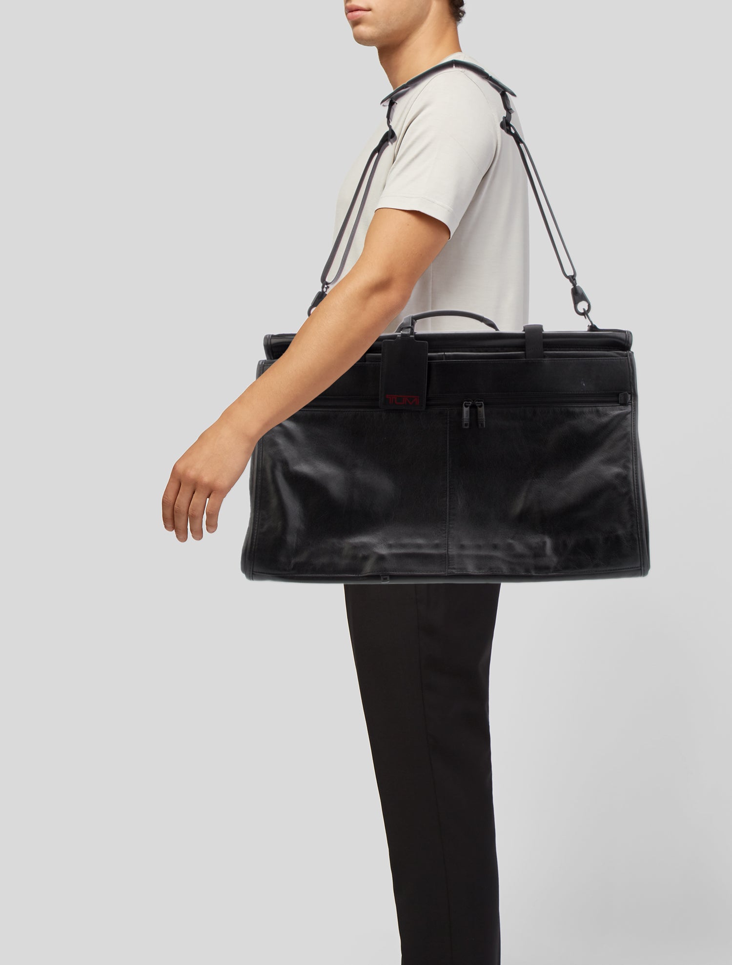 Tumi Leather Crossbody Bag