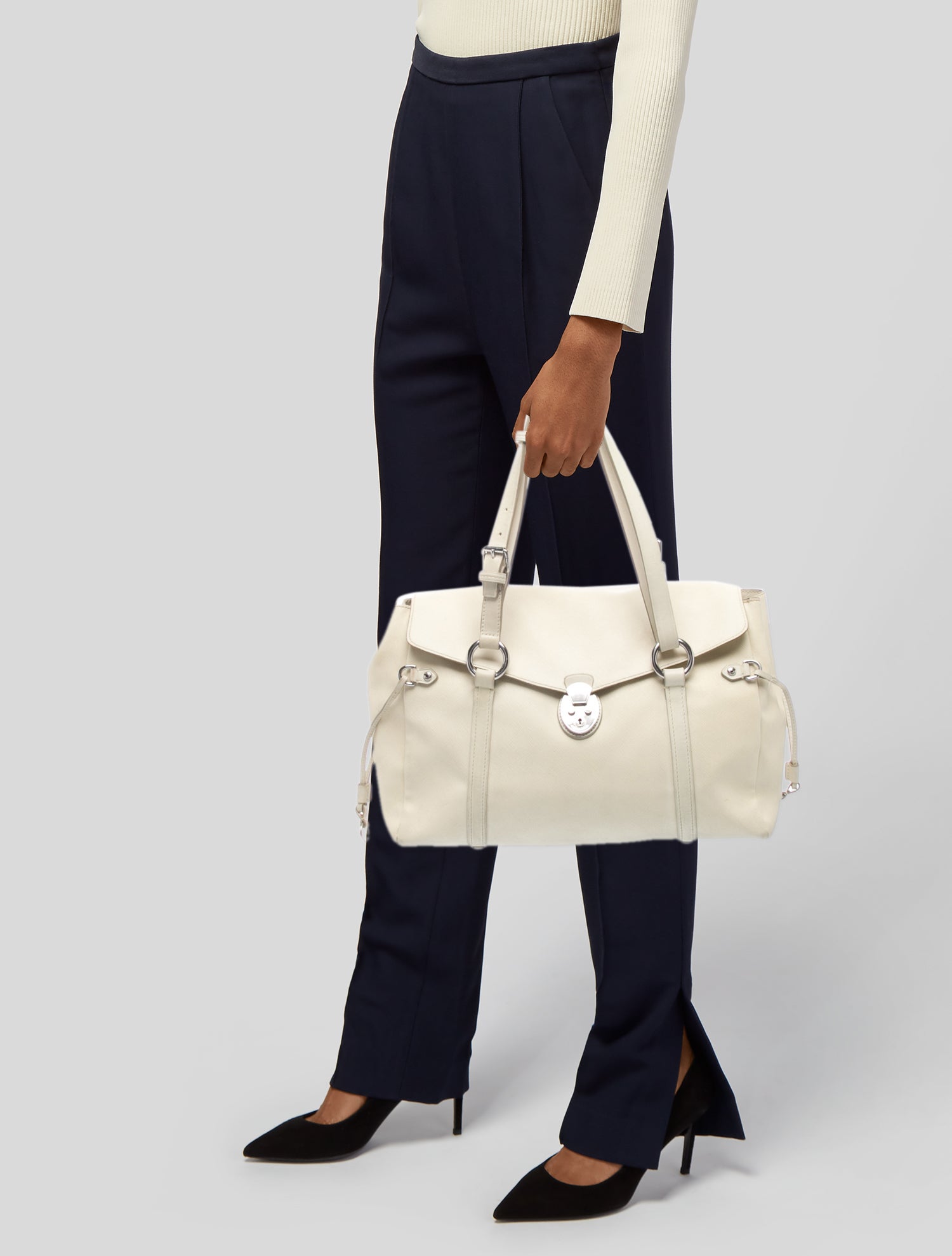 Tumi Leather Shoulder Bag