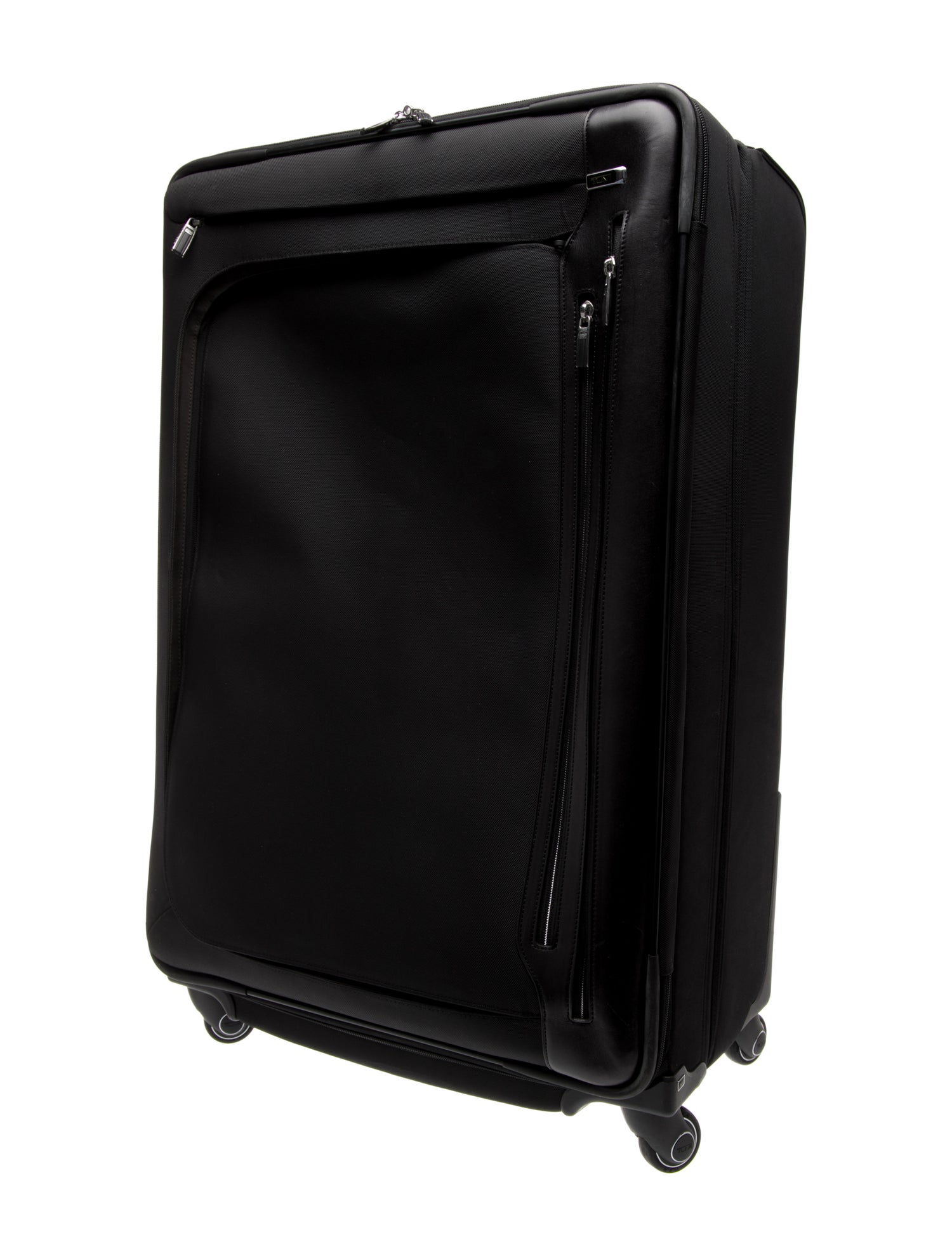 Tumi Solid Leather Trimmed Suitcase