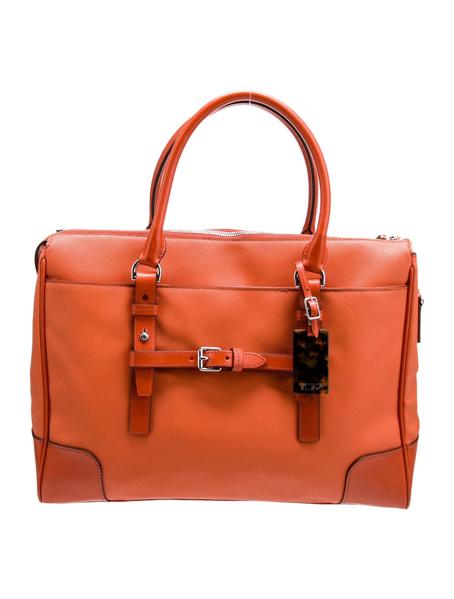 Tumi Saffiano Leather Top Handle Bag