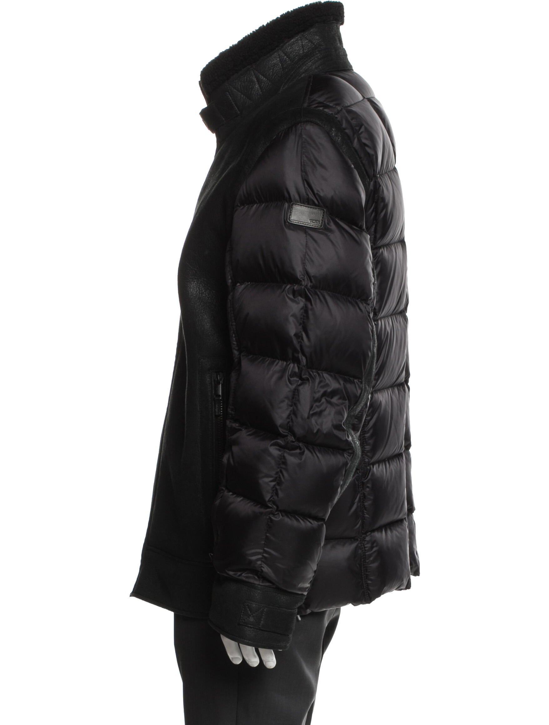 Tumi Shearling Puffer Coat