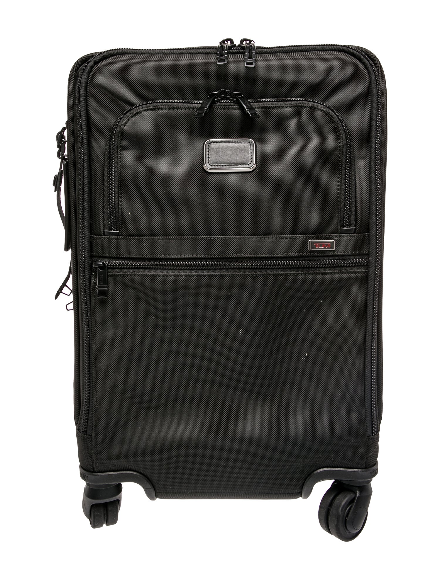 Tumi mens black rolling suitcase