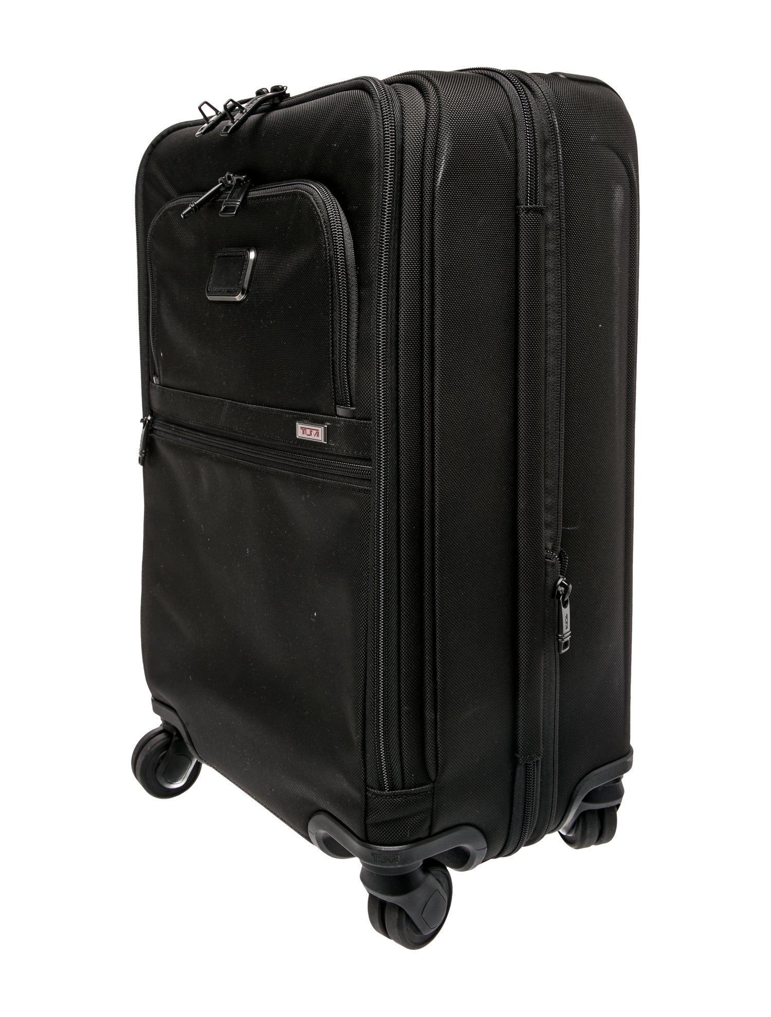 Tumi mens black rolling suitcase