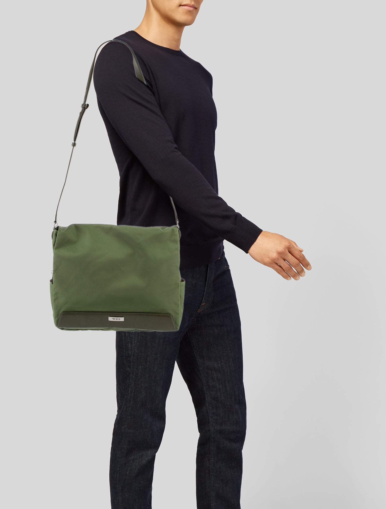 Tumi Nylon Messenger Bag