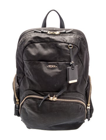 Pre-owned Tumi Nylon Backpack In Blue