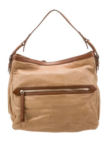 Pre-owned Tumi Nylon Shoulder Bag In Gray