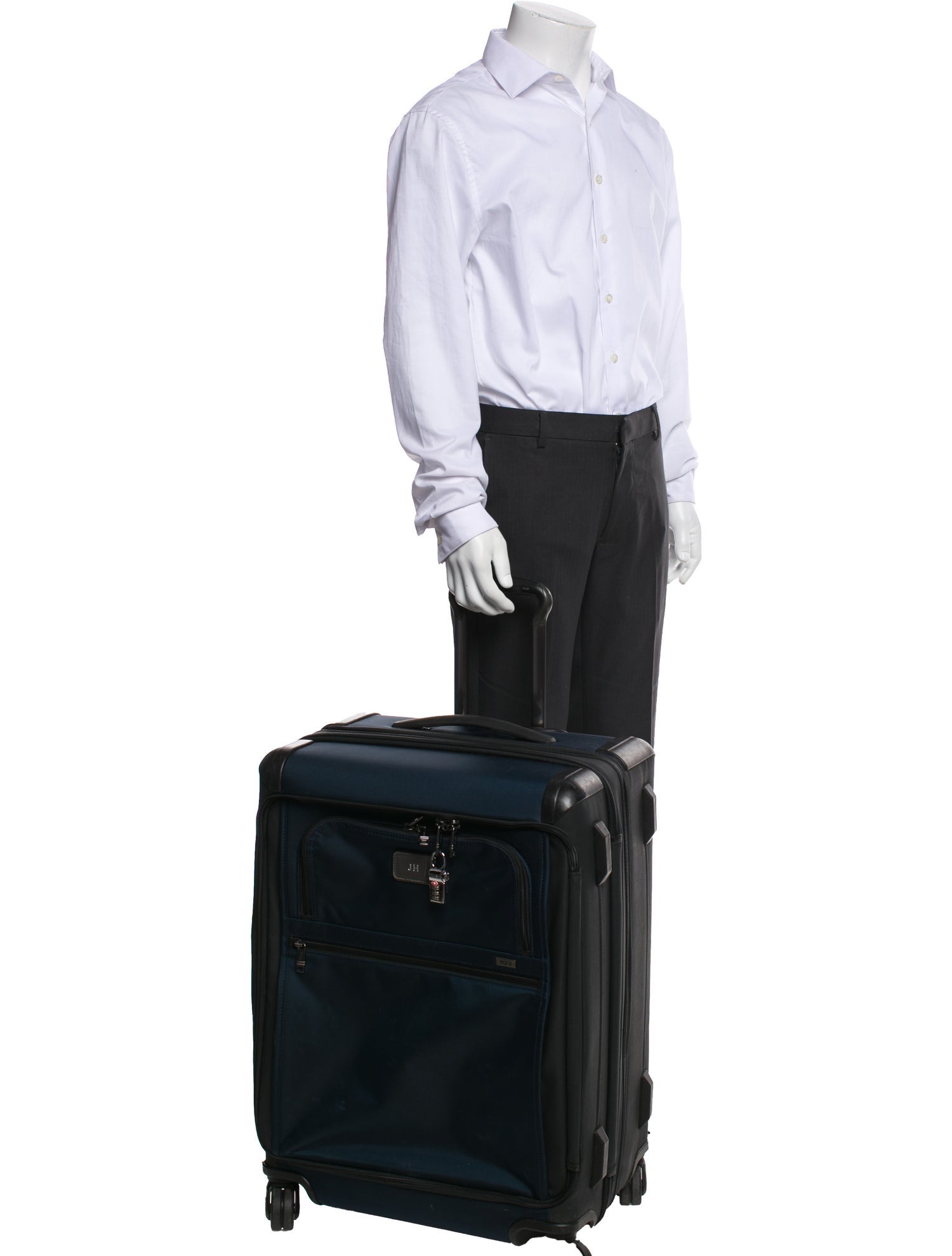 Tumi Nylon Leather Trimmed Suitcase