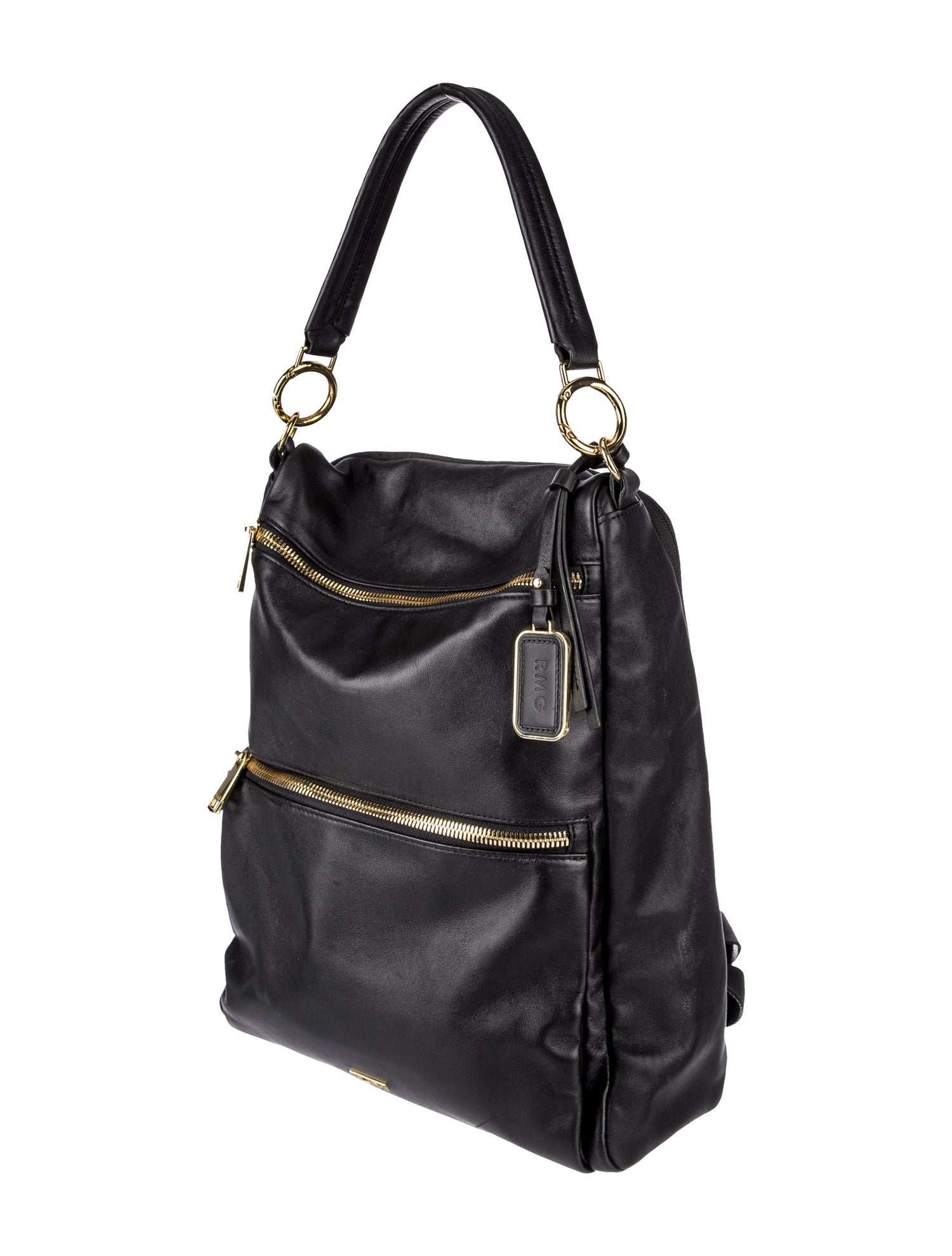 Tumi Leather Bucket Bag