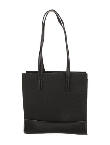 Pre-owned Tumi Nylon Shoulder Bag In Black