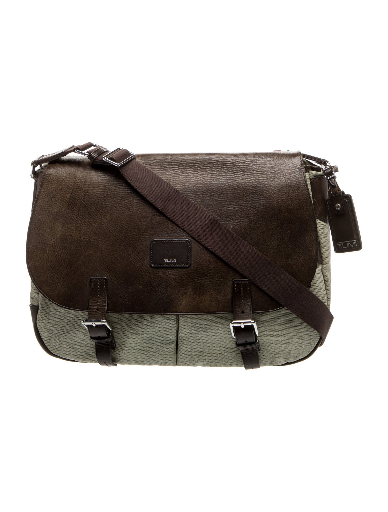 Tumi Canvas Messenger Bag