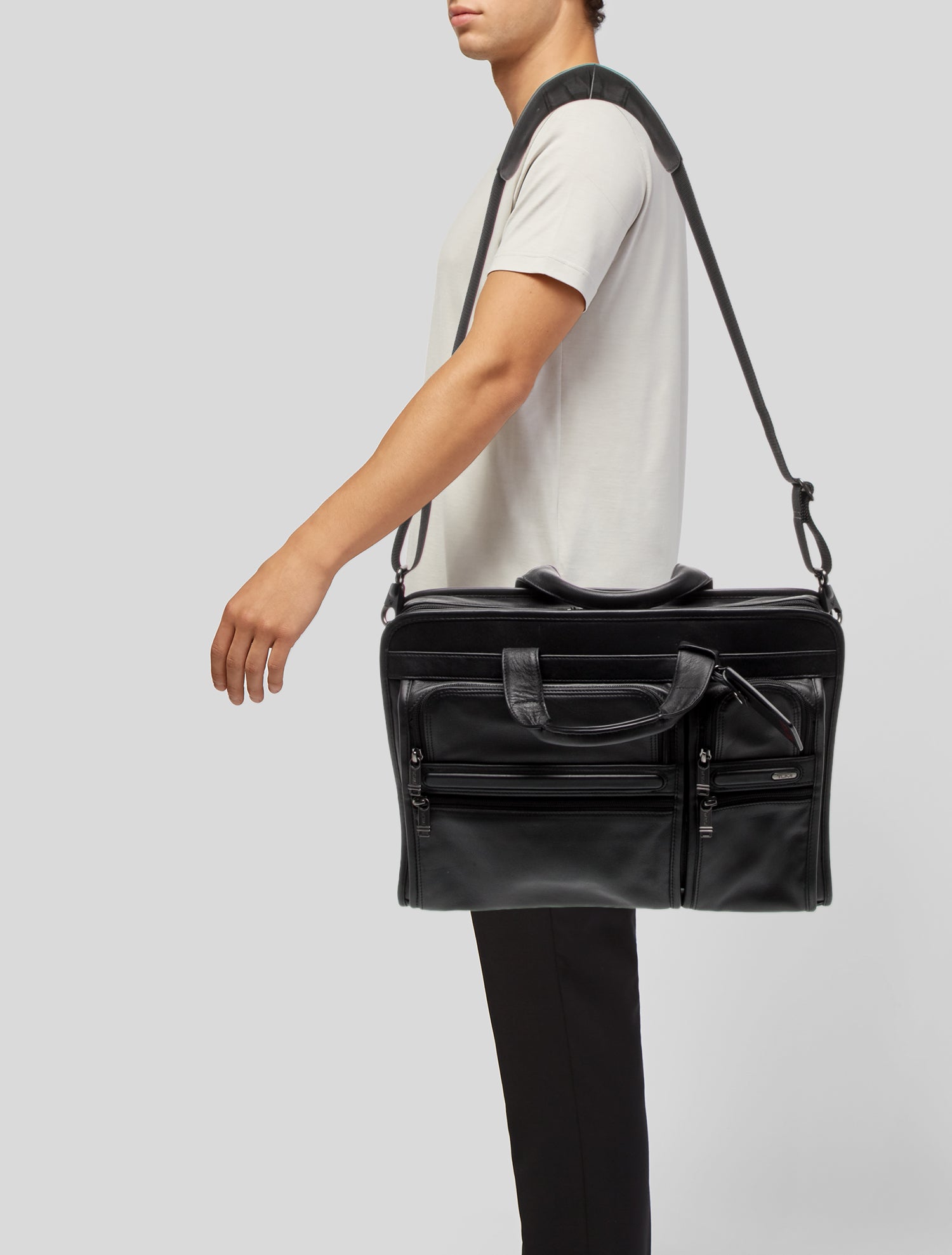 Tumi Leather Briefcase