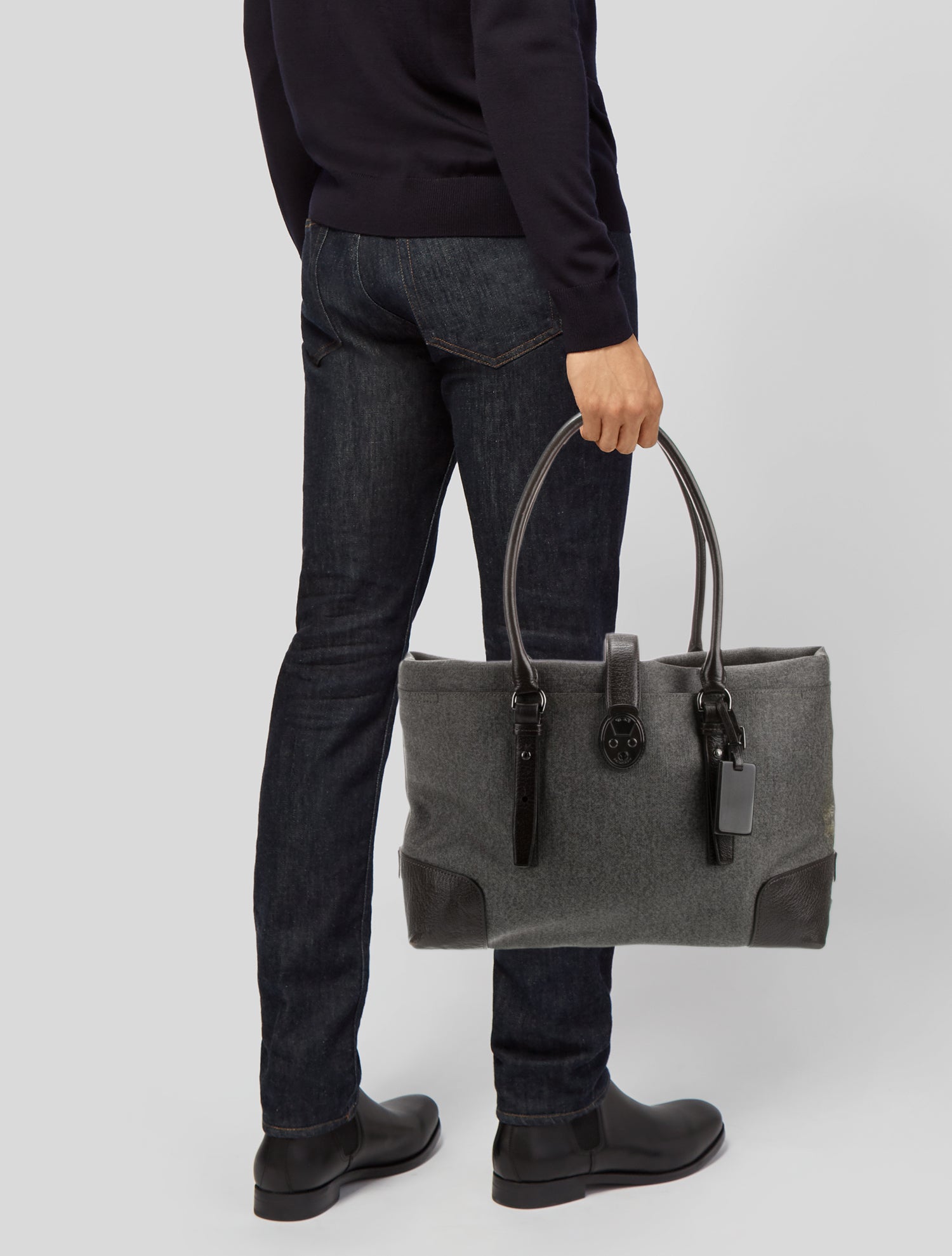 Tumi Canvas Briefcase