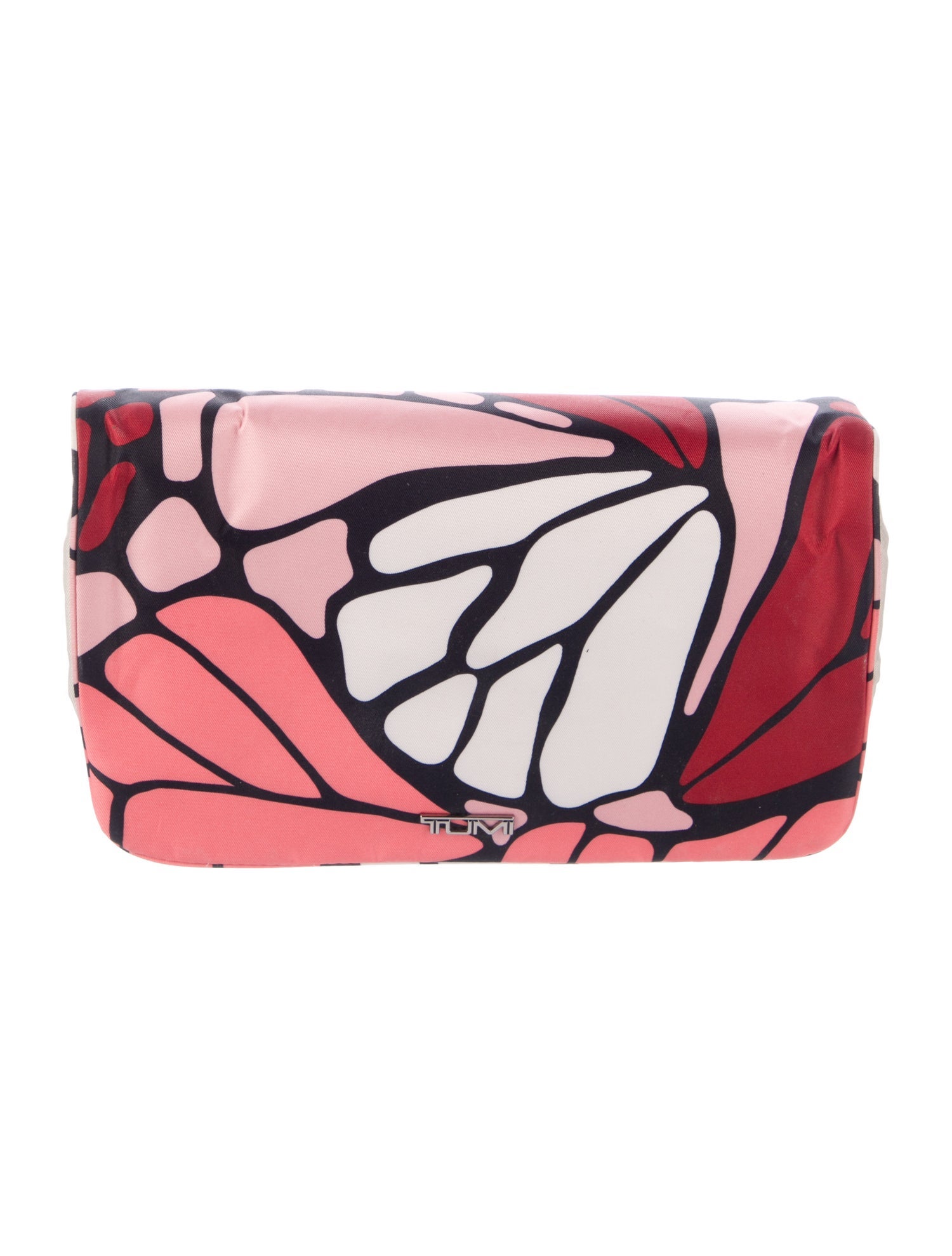 Tumi pattern print cosmetic bag