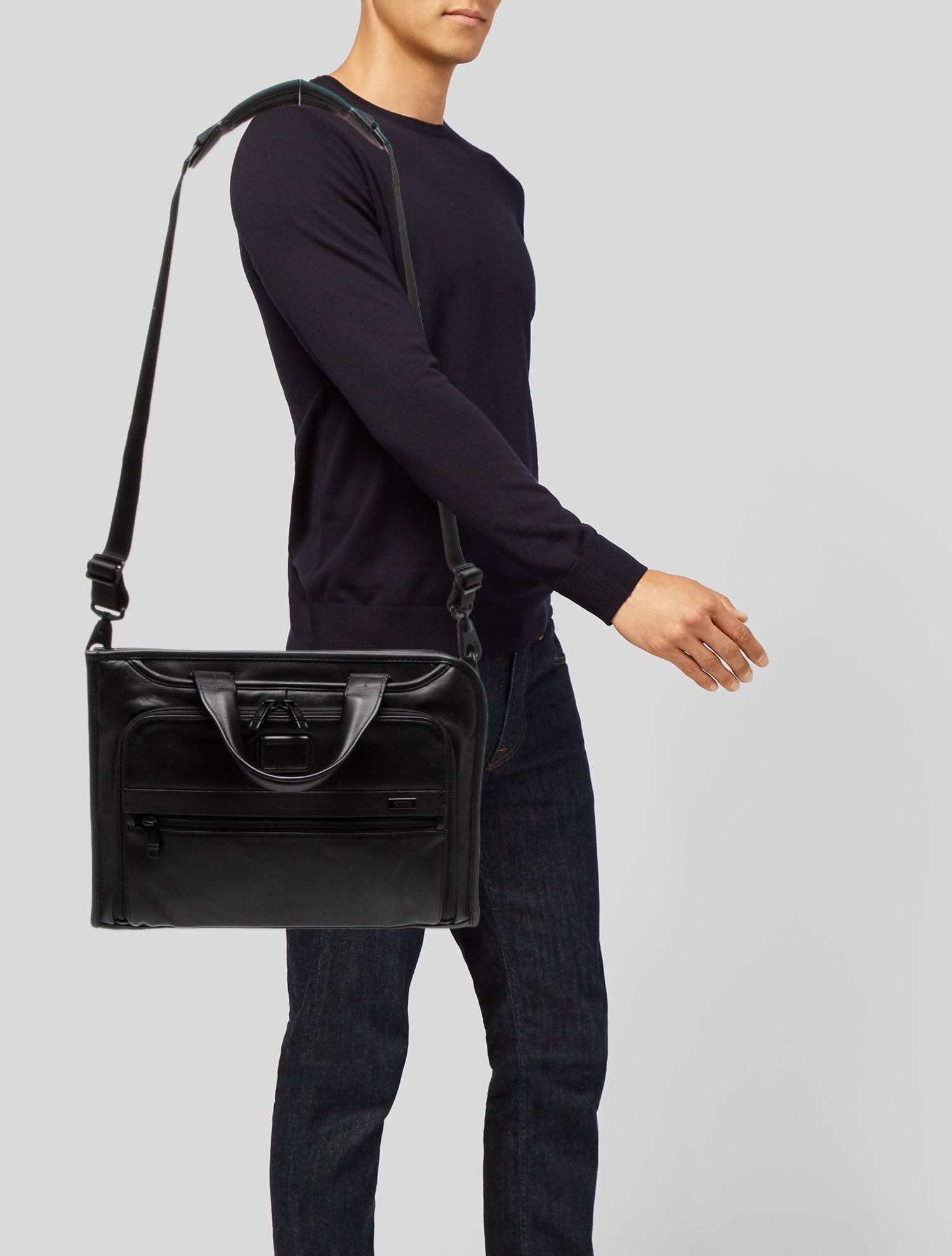 Tumi Canvas Messenger Bag