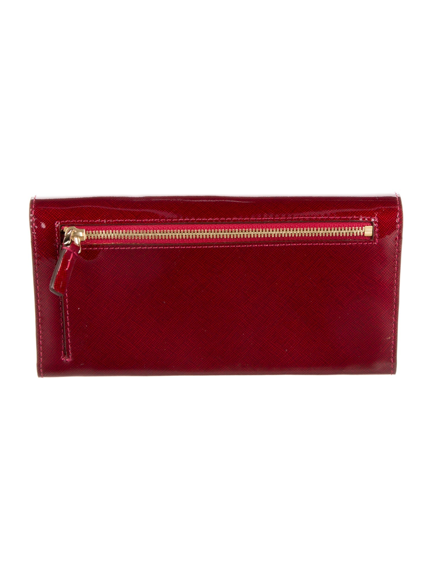 Tumi Patent Leather Continental Wallet