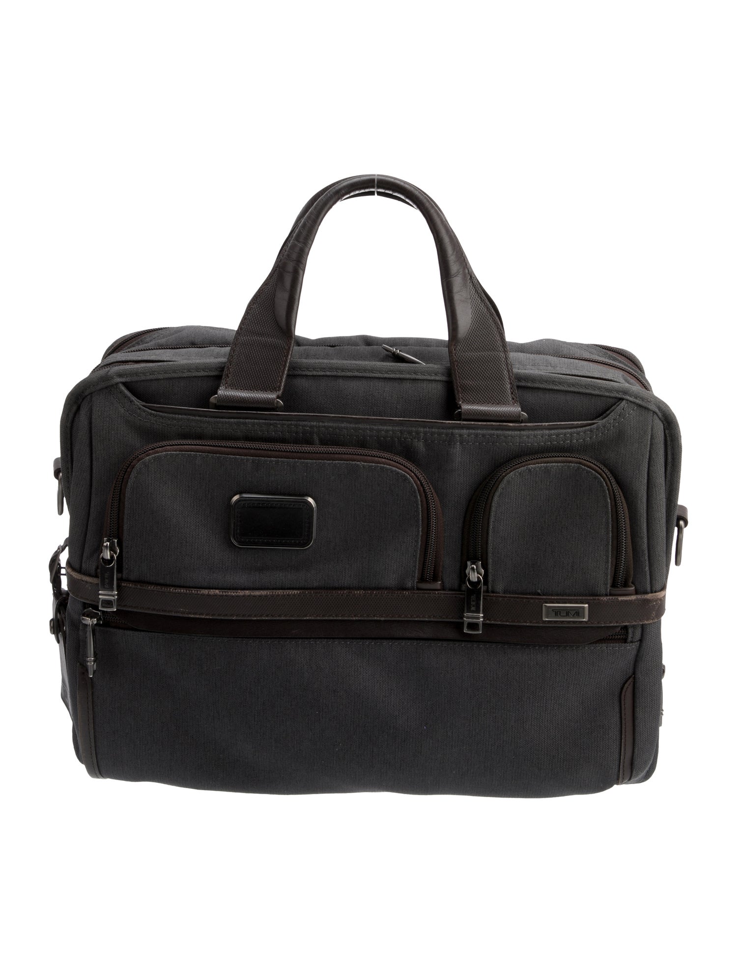 Tumi Canvas Briefcase