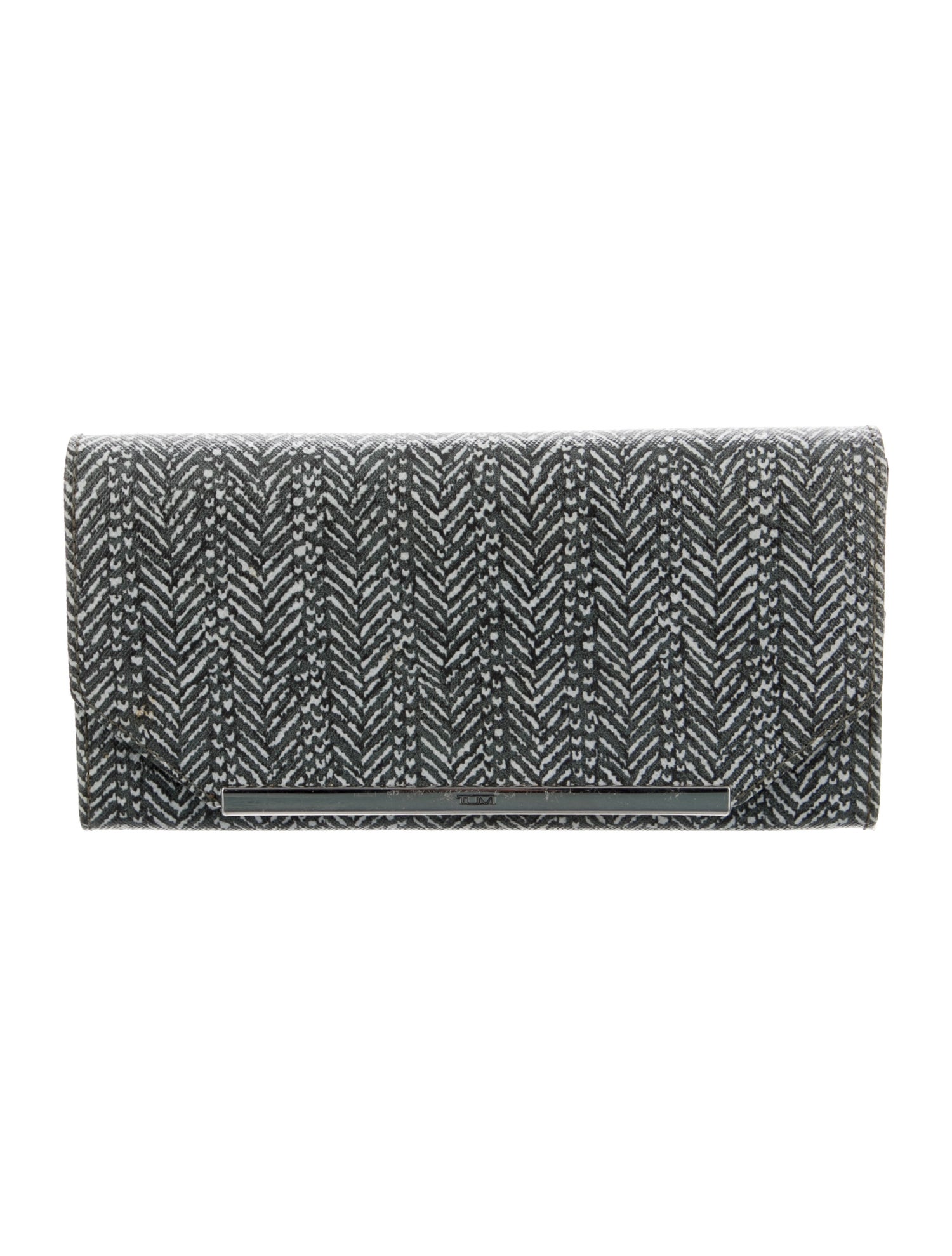 Tumi Leather Printed Continental Wallet