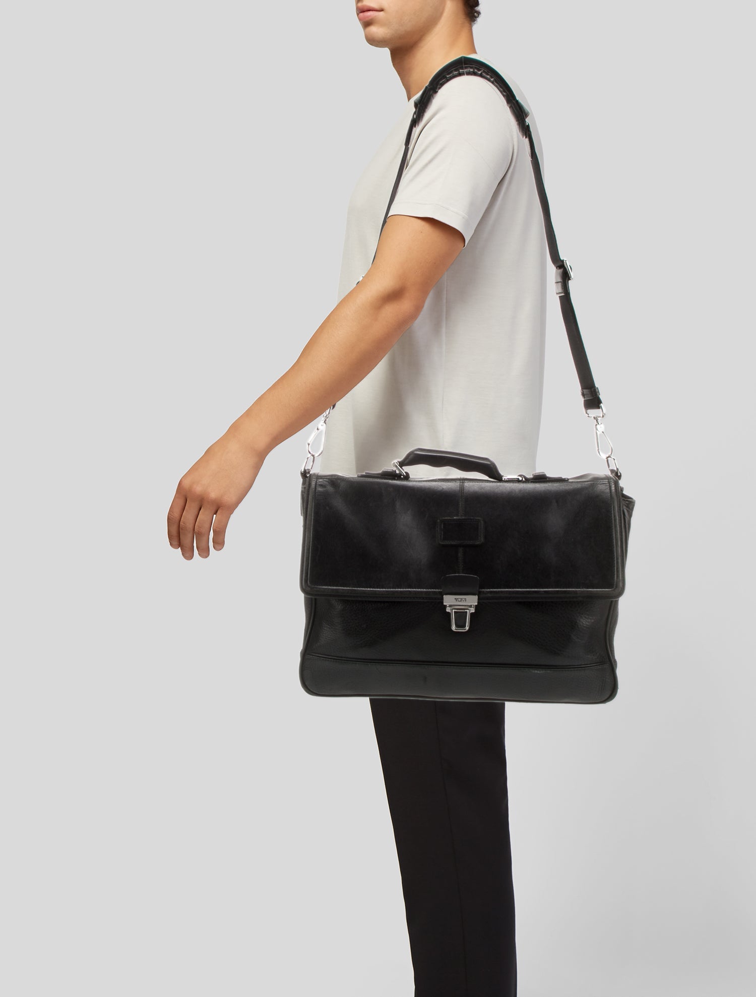 Tumi Leather Briefcase