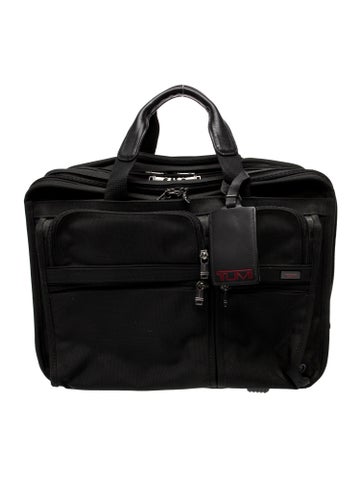 Pre-owned Tumi Nylon Briefcase In Black