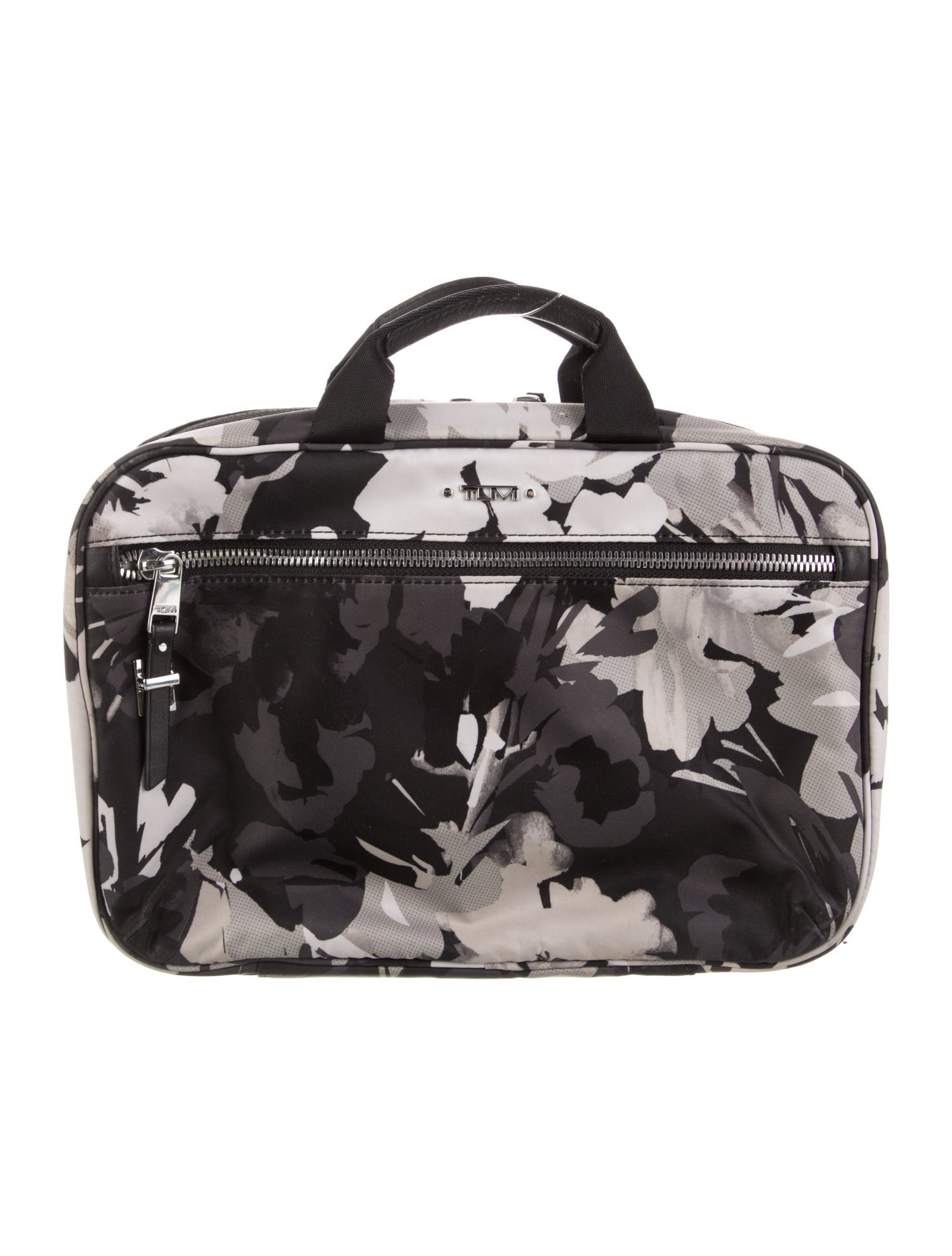 Tumi pattern print cosmetic bag