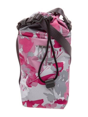 Pre-owned Tumi Nylon Bucket Bag In Purple